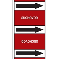 Značení potrubí, suchovod